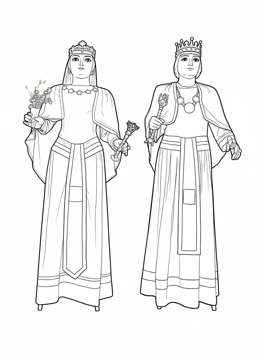 Gegants de Vimbodí i Poblet