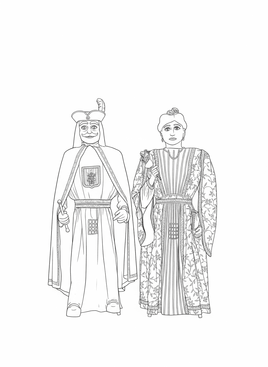 Gegants del Barri de la Fira de Cardona