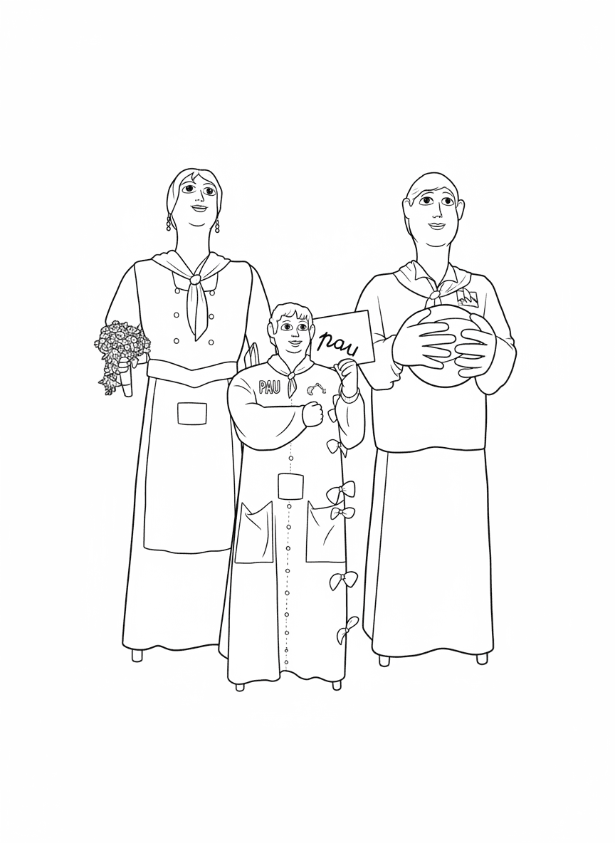 Gegants del Col·legi Cor de Maria de Mataró