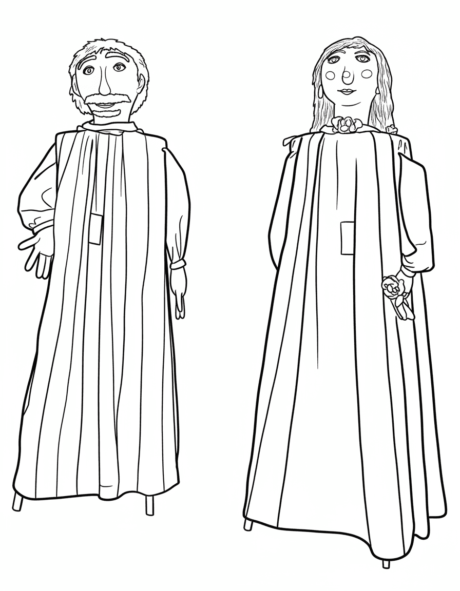 Gegants de l'Institut Escola Costa i Llobera de Barcelona