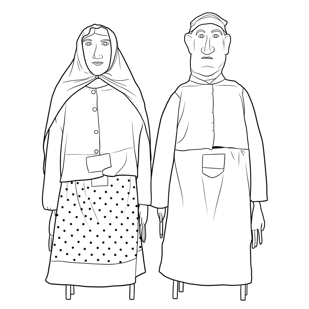 Gegants del Raval de Cervera de Santa Coloma de Queralt