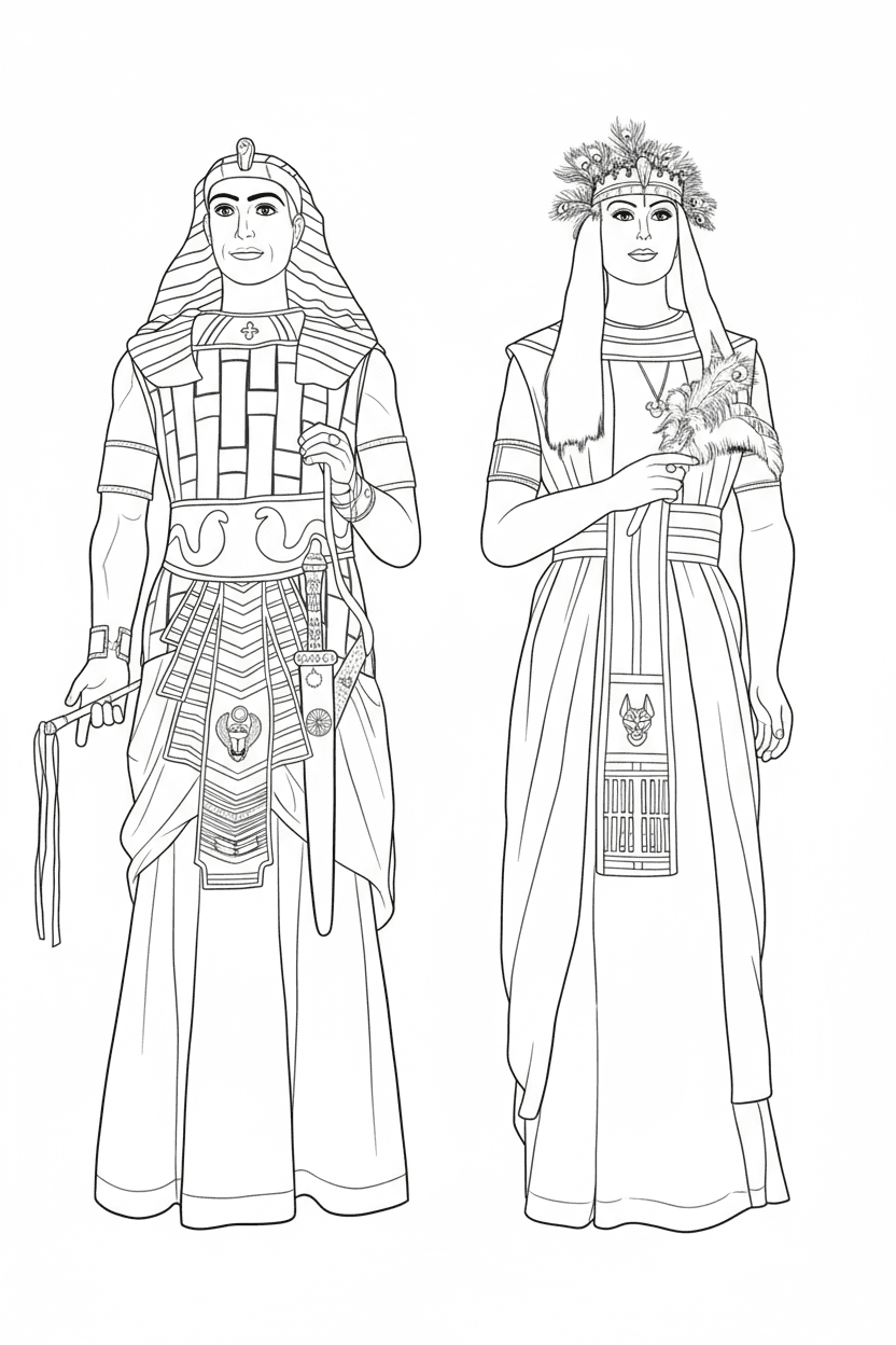 Gegants Egipcis del Passeig Torroja de Tarragona