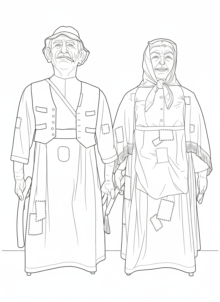 Gegants de Torà (Brut i Bruta)