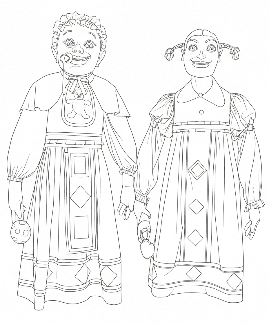 Gegants Mocós i Geganteta del Carnaval de Solsona