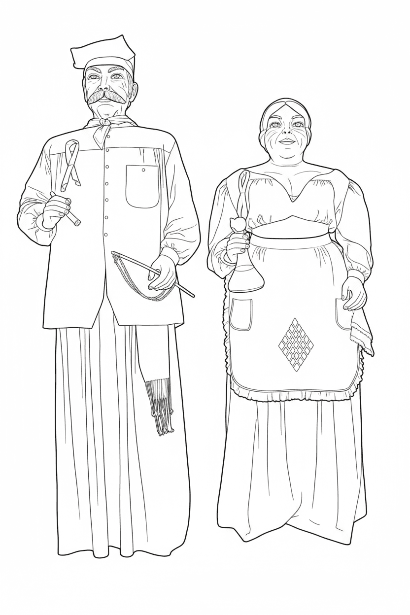 Gegants Nous de la Beguda Alta (Masquefa)