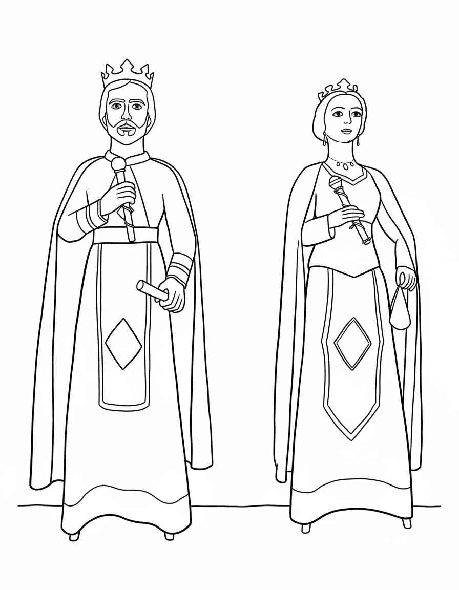 Gegants Reis de Vistalegre de Santa Margarida de Montbui