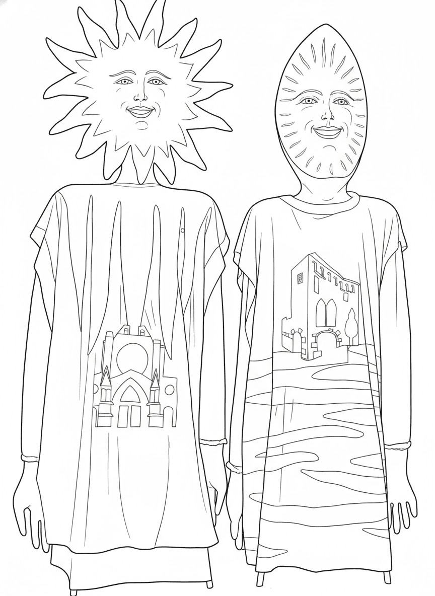 Gegants Nous del Col·legi Dominiques de Tarragona