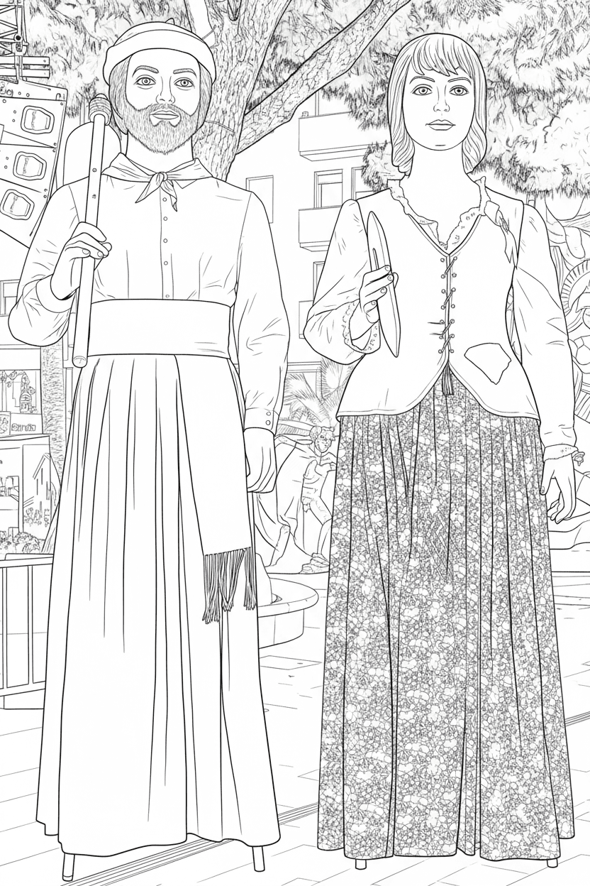 Gegants Nous d'Olesa de Montserrat