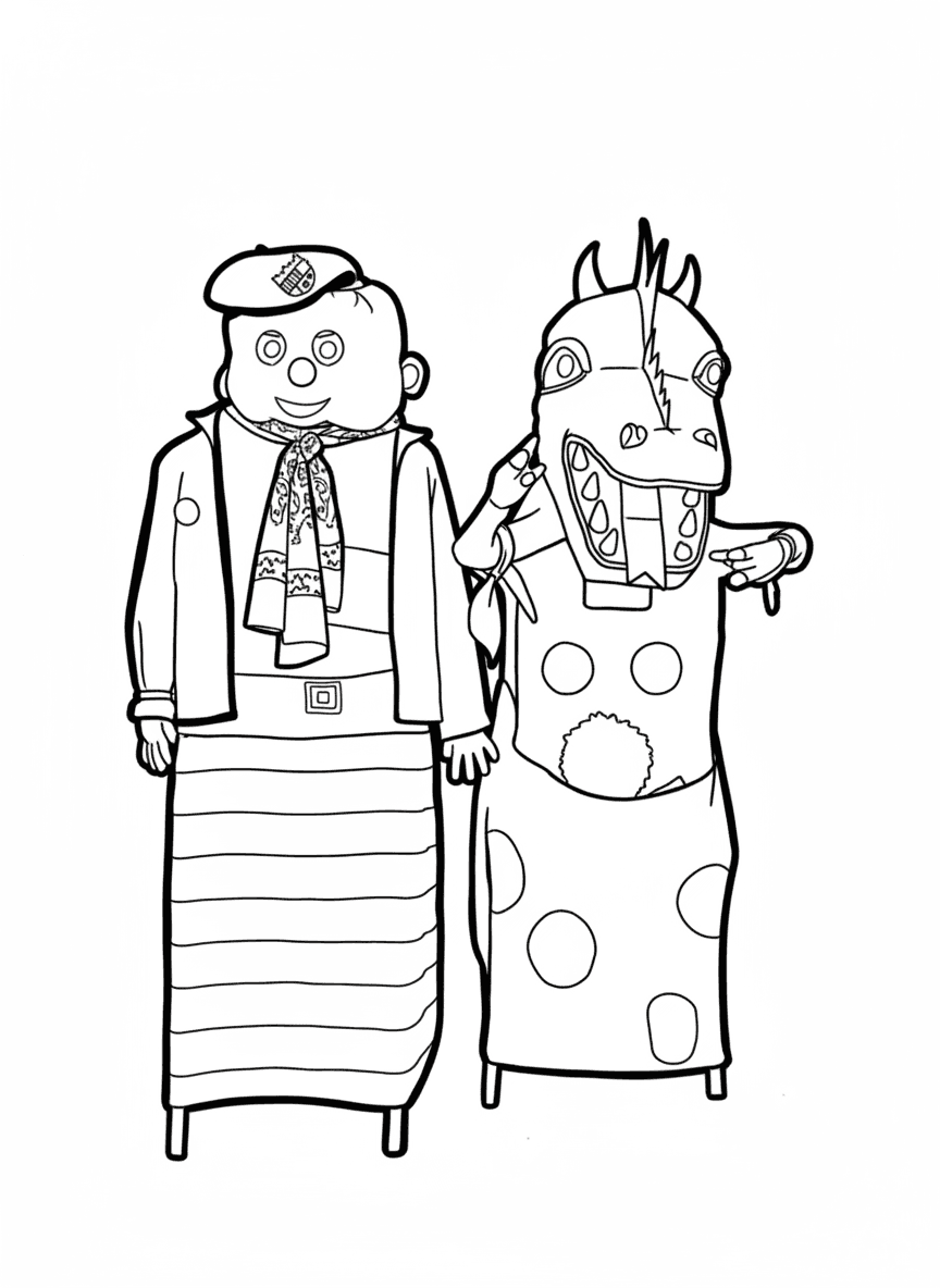 Gegants Pep i Dragona de Malgrat de Mar