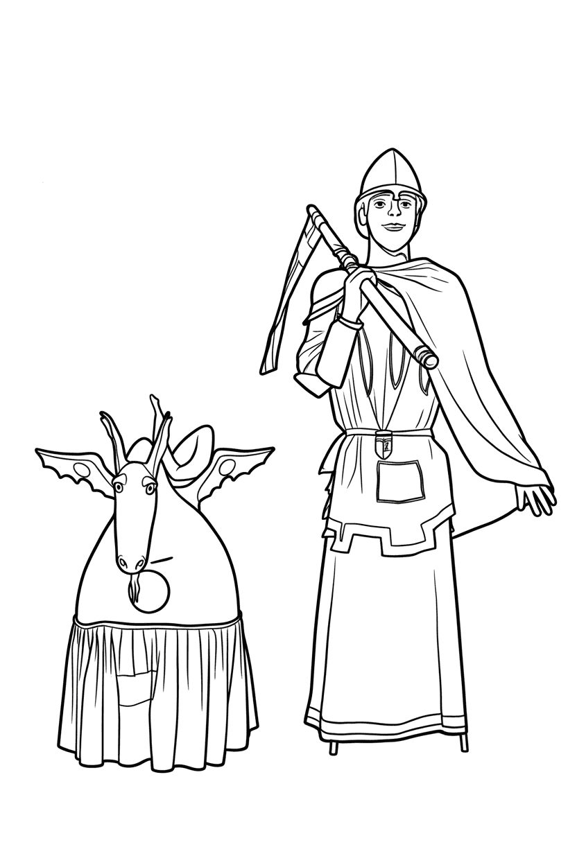 Gegants Sant Jordi i Drac de l'Ametlla de Mar