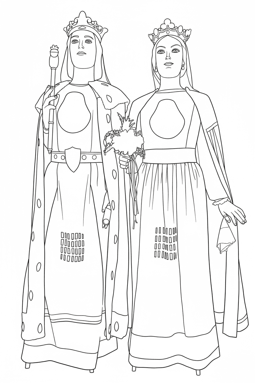 Gegants vells de Sant Quintí de Mediona