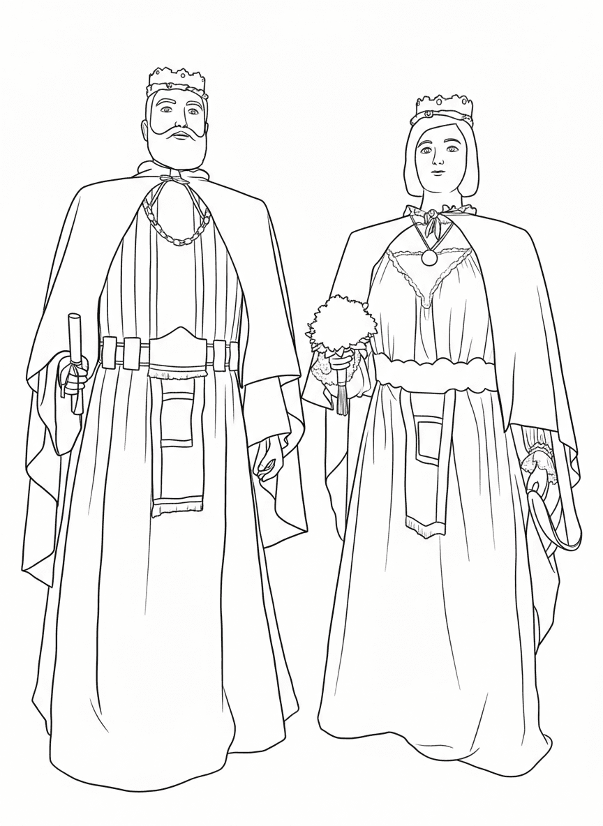 Gegants Vells del barri de Sant Cristòfor i Mas Bernat d’Olot