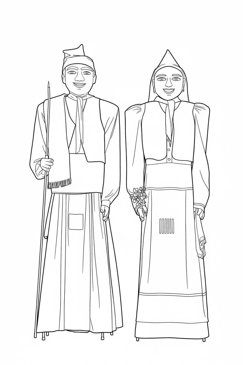 Gegants Vells del Col·lectiu Cultural Cappont de Lleida