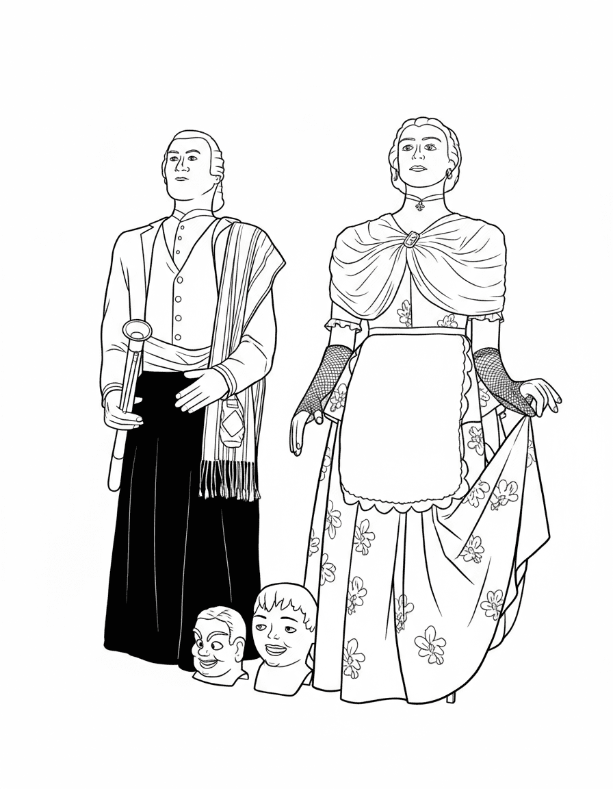 Gegants de Vilanova d'Escornalbou