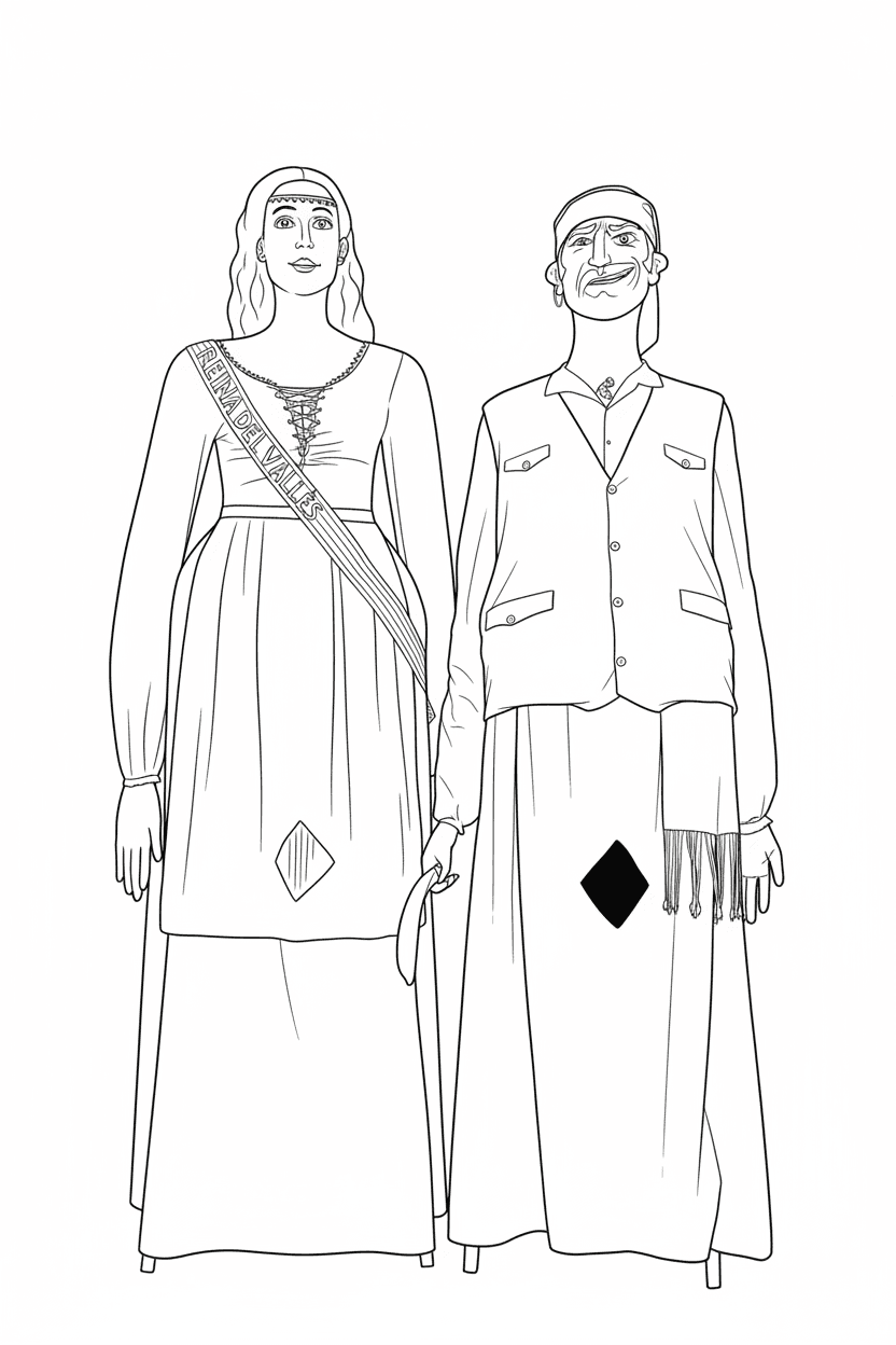 Gegants nous de Sant Llorenç Savall