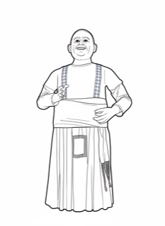Gegantó Angelet de Sant Fruitós de Bages
