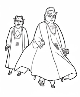 Gegantons de l'Agrupació Cultural Folklòrica de Sant Feliu de Llobregat