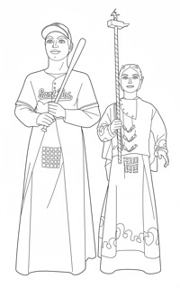 Gegantons del Barri de Casablanca de Sant Boi de Llobregat