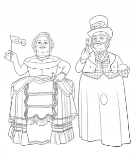 Gegants Burgesots del Carnaval de Molins de Rei