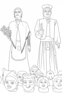 Gegants de la colònia Vila-seca (Sant Vicenç de Torelló)