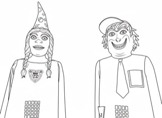 Gegants de l'escola Sant Josep Oriol de Barcelona