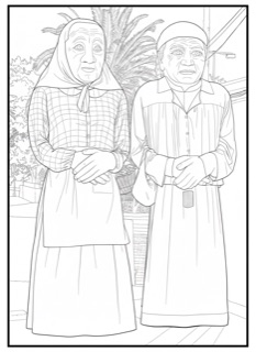 Gegants de Llucmaçanes-Maó (l'avi Perico i s'àvia Aguedet)