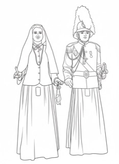 Gegants de Llucmaçanes-Maó (Toni es Saig i na Tònia de la Sala)