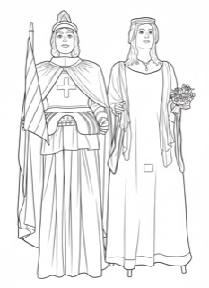 Gegants de Sant Jordi de Cercs
