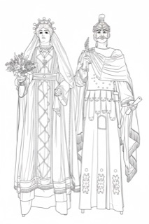 Gegants de Sant Roc, o vells, de la Plaça Nova