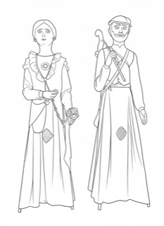 Gegants del Pla de Santa Maria