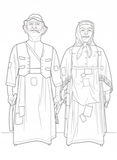 Gegants de Torà (Brut i Bruta)