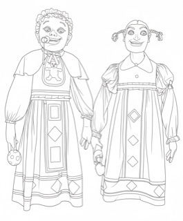 Gegants Mocós i Geganteta del Carnaval de Solsona