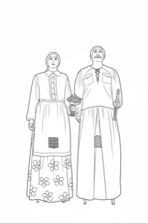Gegants nous del barri de Sant Josep de l'Hospitalet de Llobregat (originals)