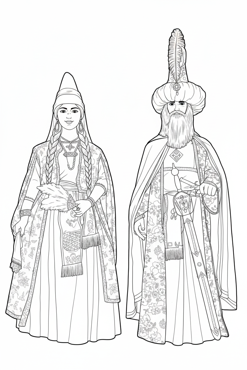 Gegants de Vic (Vestits de moro)