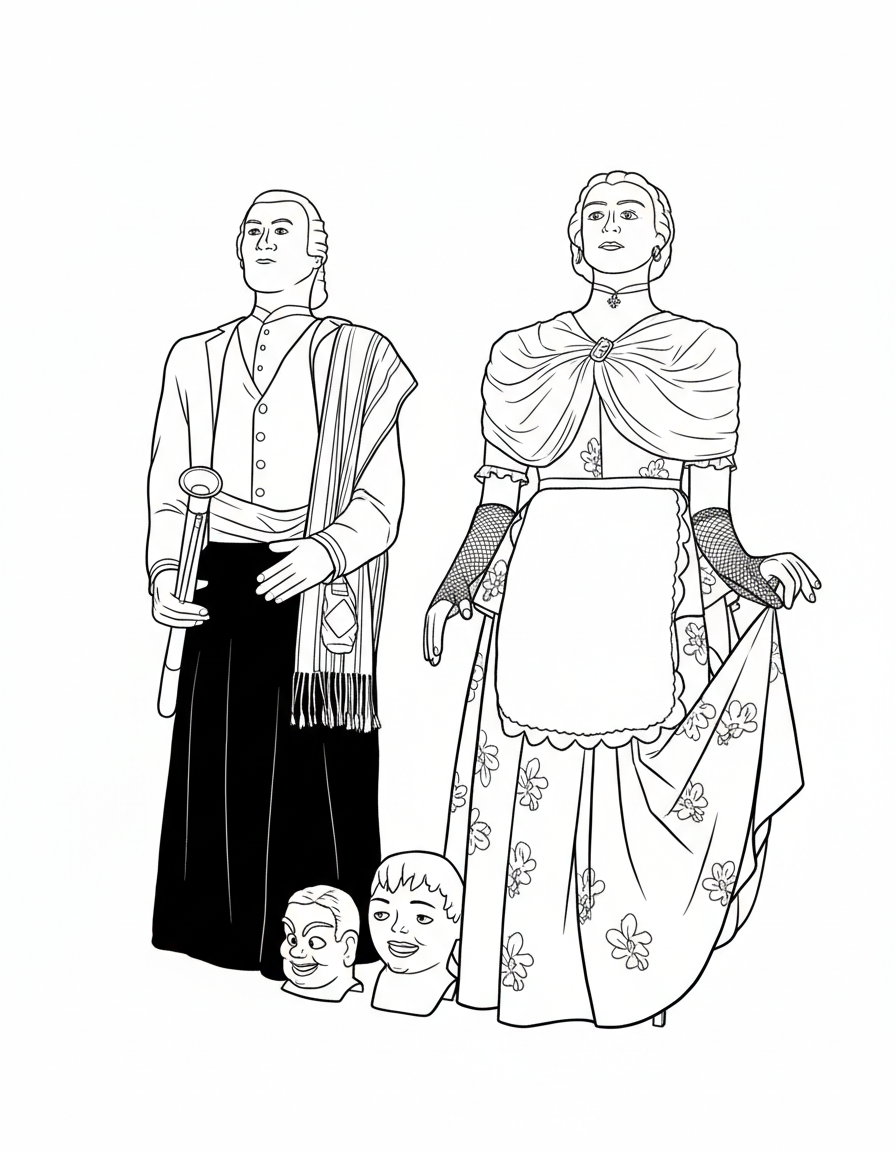 Gegants de Vilanova d'Escornalbou