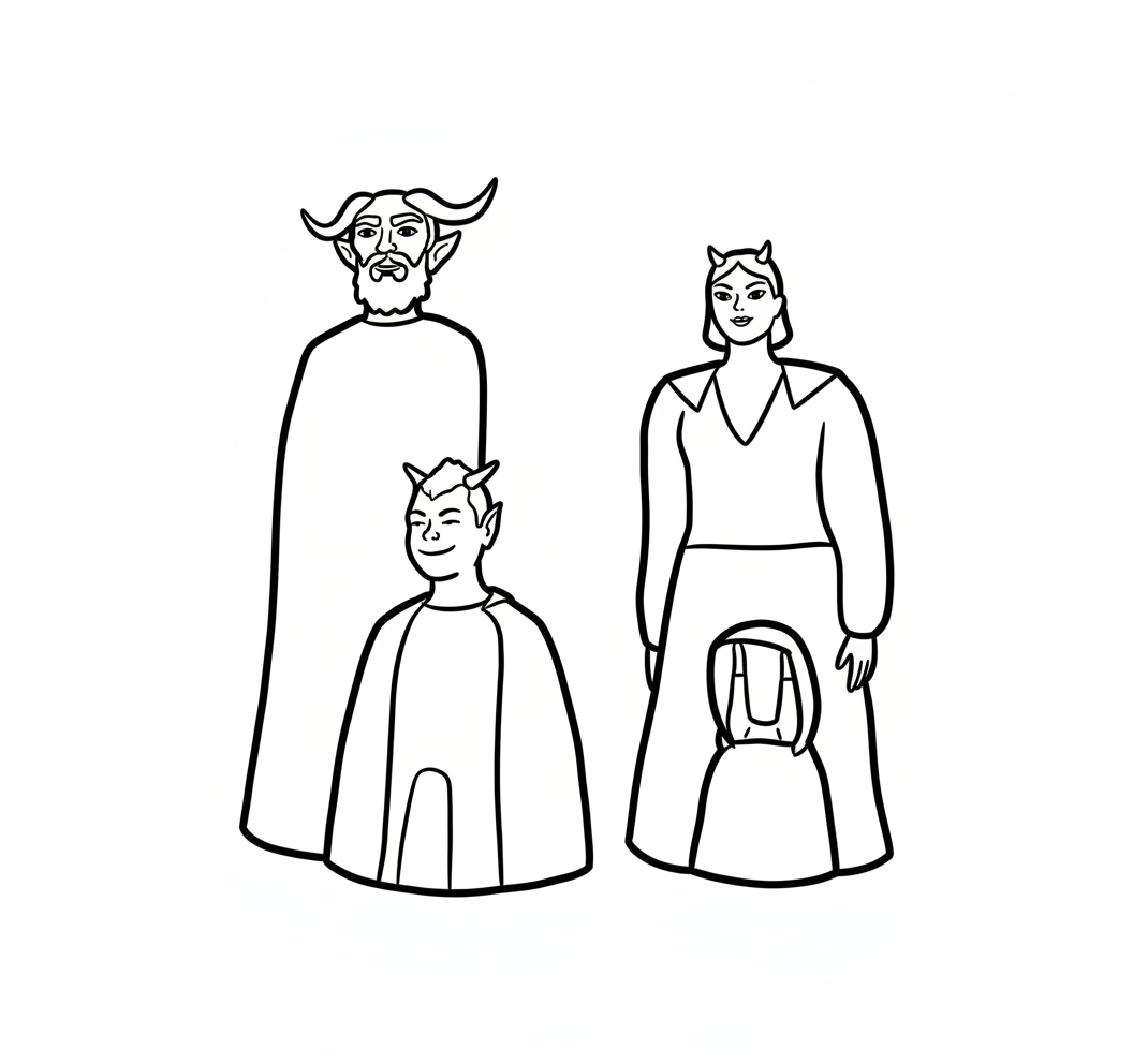 Gegants dimonis de Sant Vicenç de Castellet